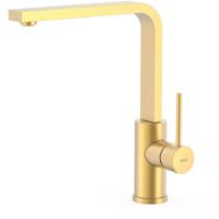 Keukenkraan Tres Top | Opbouw | 360° Draaibaar | Mengkraan | 1-hendel | Rond | 24k Goud mat