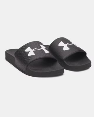 Under Armour ARMR Slippers Heren Zwart - Maat 42.5 - Kleur: WitZwart | Soccerfanshop