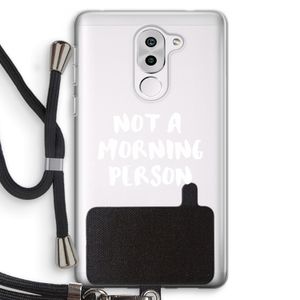Morning person: Honor 6X Transparant Hoesje met koord