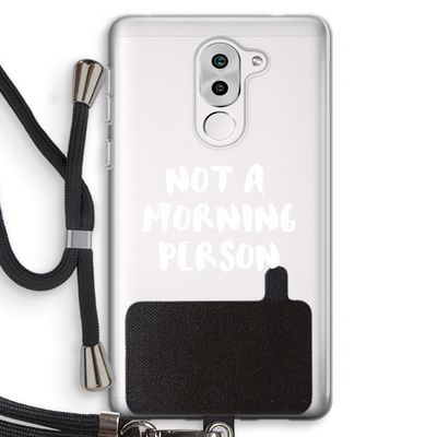 Morning person: Honor 6X Transparant Hoesje met koord