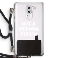 Morning person: Honor 6X Transparant Hoesje met koord