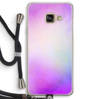 Clouds pastel: Samsung Galaxy A3 (2016) Transparant Hoesje met koord