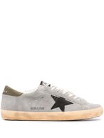 Golden Goose baskets Super-Star en daim - Gris