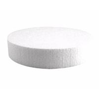Hobby/knutsel Piepschuim schijf - wit - D20 cm - figuur en vormen Hobby/knutsel Piepschuim schijf - wit - D20 cm - figuur en vormen