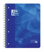 Oxford School Projectbook spiraalschrift, ft A4+, 4-gaats perforatie, gelijnd, blauw - thumbnail