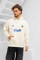 Equalité Jersey Hoodie Heren Gebroken Wit - Maat XS - Kleur: Gebroken WitBlauw | Soccerfanshop