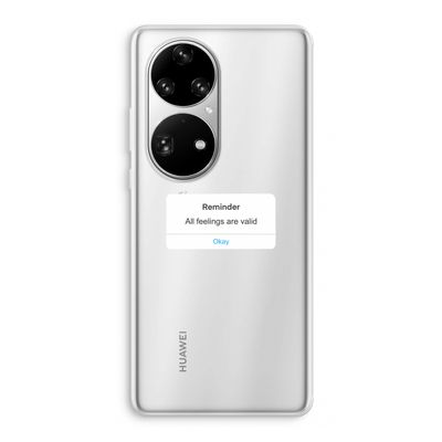 Reminder: Huawei P50 Pro Transparant Hoesje