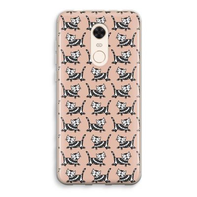 Zwarte poes: Xiaomi Redmi 5 Transparant Hoesje