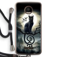 Moonlight Companions: Motorola Moto Z Force Transparant Hoesje met koord