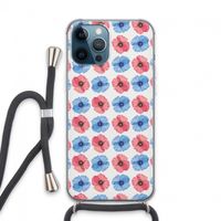 Klaproosjes: iPhone 13 Pro Max Transparant Hoesje met koord