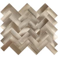 Zelfklevende Gouden Visgraat Mozaïektegels