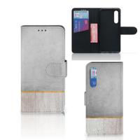 Xiaomi Mi 9 SE | Book Style Case | Wood Concrete
