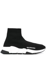 Balenciaga baskets en maille Speed - Noir