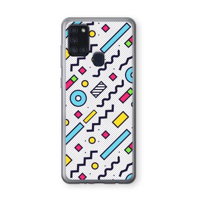 8-bit N°8: Samsung Galaxy A21s Transparant Hoesje