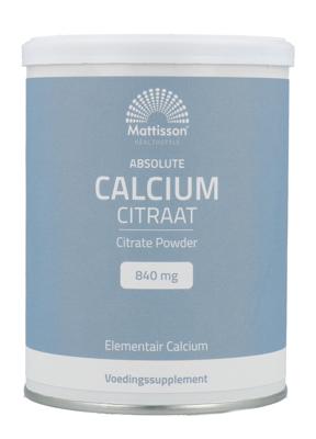 Mattisson Healthstyle Calcium Citraat Poeder