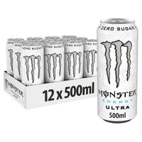 Monster Energy Ultra 12x 500ml White - thumbnail