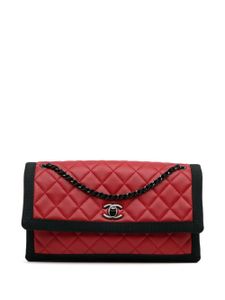 CHANEL Pre-Owned sac porté épaule à fermeture à loquet (2015-2016) - Rouge