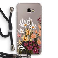 Painted wildflowers: Samsung Galaxy J4 Plus Transparant Hoesje met koord