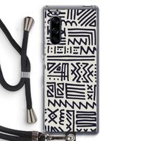 Marrakech print: Sony Xperia 5 Transparant Hoesje met koord