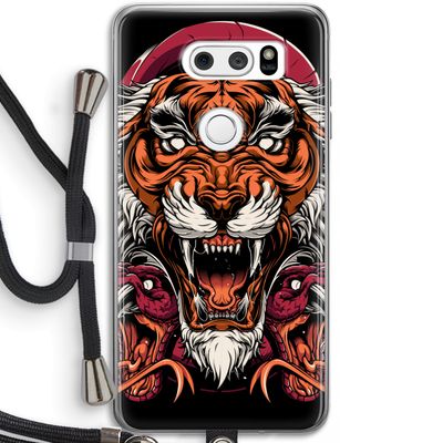 Tiger and Rattlesnakes: LG V30 Transparant Hoesje met koord