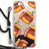 Hamburger: iPhone 5 / 5S / SE Transparant Hoesje met koord