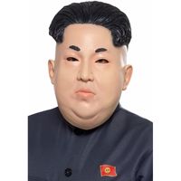 Latex dictator masker Kim Jong Un voor volwassenen   -