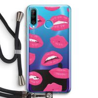 Bite my lip: Huawei P30 Lite Transparant Hoesje met koord