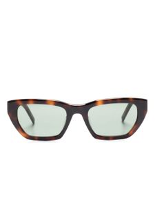 Saint Laurent Eyewear lunettes de soleil à monture papillon - Marron