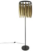 Countryfield vloerlamp kikkan l messingkleurig 141 cm | 2 stuks