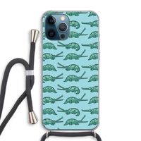 Kroko: iPhone 12 Pro Max Transparant Hoesje met koord