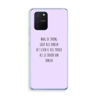 Sprong: Samsung Galaxy Note 10 Lite Transparant Hoesje