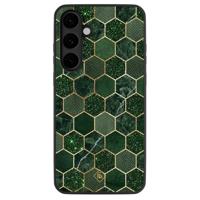 Samsung Galaxy S25 FE hoesje - Kubus groen