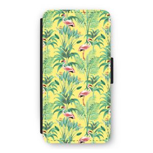 Flamingo party: iPhone 12 Pro Flip Hoesje