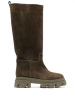 GIABORGHINI bottes en daim - Vert