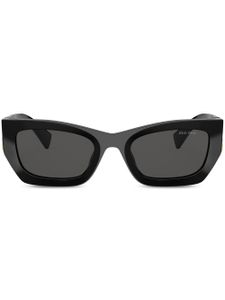 Miu Miu Eyewear lunettes de soleil à monture rectangulaire - Noir