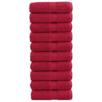 VidaXL Gastendoekjes solund 10 st 600 g/m² 30x30 cm rood VidaXL Gastendoekjes solund 10 st 600 g/m² 30x30 cm rood