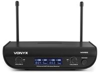 Vonyx WM82 draadloze microfoonset 863.1/864.5 MHz - thumbnail