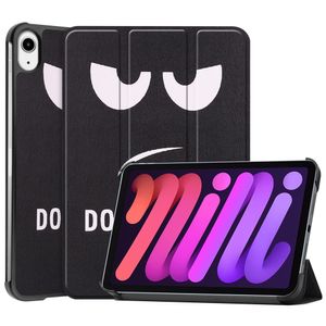 3-Vouw sleepcover hoes - iPad Mini 6 (2021) - Don&apos;t Touch