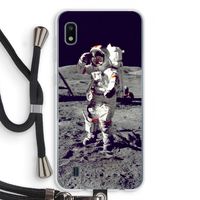Spaceman: Samsung Galaxy A10 Transparant Hoesje met koord Spaceman: Samsung Galaxy A10 Transparant Hoesje met koord