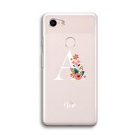 Pink Bouquet: Google Pixel 3 Transparant Hoesje