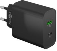 Goobay USB + USB-C snellader 45W zwart - 9550193