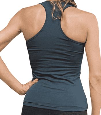 Yoga Top &apos;Panca&apos; met Racerback Groen M