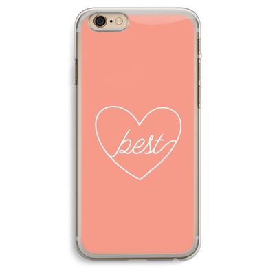 Best heart: iPhone 6 Plus / 6S Plus Transparant Hoesje