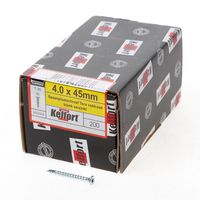 Kelfort Spaanplaatschroef platverzonken kop verzinkt T20 voldraad 4.0 x 45mm - thumbnail