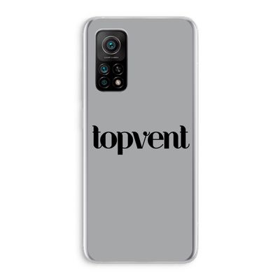 Topvent Grijs Zwart: Xiaomi Mi 10T 5G Transparant Hoesje