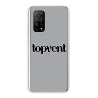 Topvent Grijs Zwart: Xiaomi Mi 10T 5G Transparant Hoesje