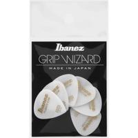 Ibanez PPA16MRGWH Grip Wizard Rubber Grip plectrumset 6-pack medium wit - thumbnail