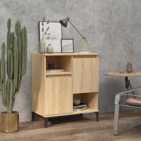 Dressoir 60x35x70 cm bewerkt hout sonoma eikenkleurig