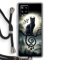 Moonlight Companions: Samsung Galaxy A42 5G Transparant Hoesje met koord