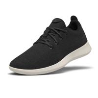 Allbirds Wool Runner Lage Wandelschoen Dames True Black (Cream) 40/W10